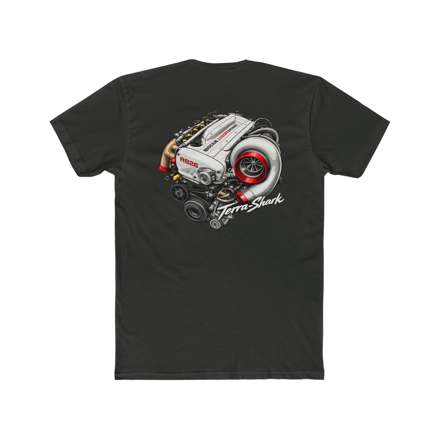 Rb's Turbo T‑Shirt — Retro Racing Engine Graphic Tee