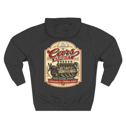 Cars Banquet Hoodie – Retro Garage Vintage Engine Design