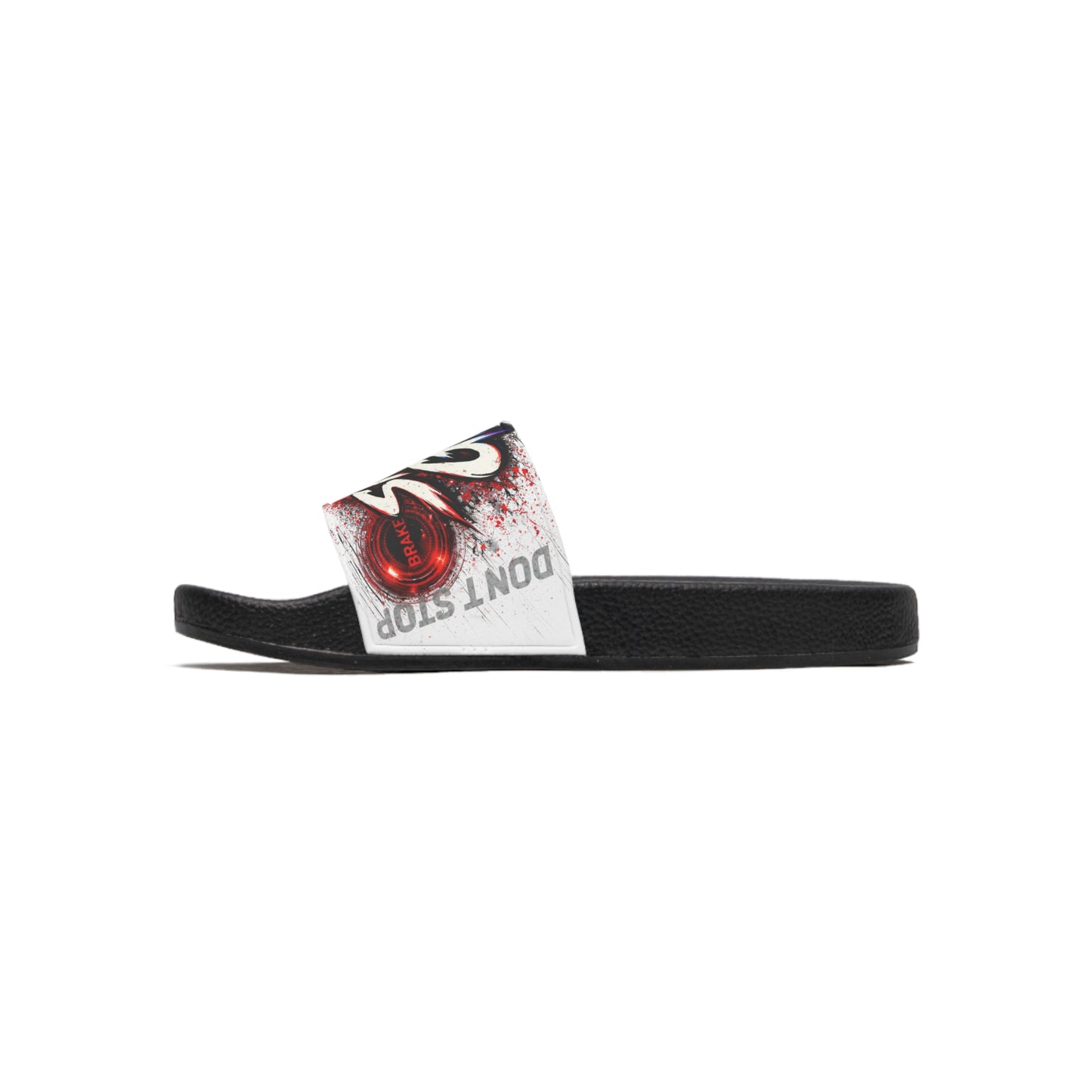 "Clutch Kick / Smash the Gas" Graphic Pool Slides for Men