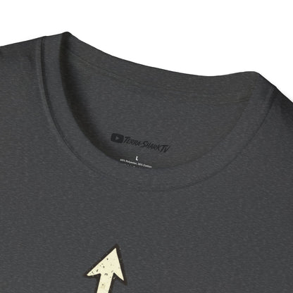 Car Guy T-Shirt with Up Arrow – Retro Automotive Graphic Tee for Men & Enthusiasts