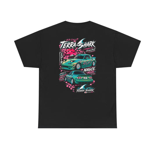 Da MIATA Tee — "TERRA-SHARK" JDM Drift Graphic Shirt