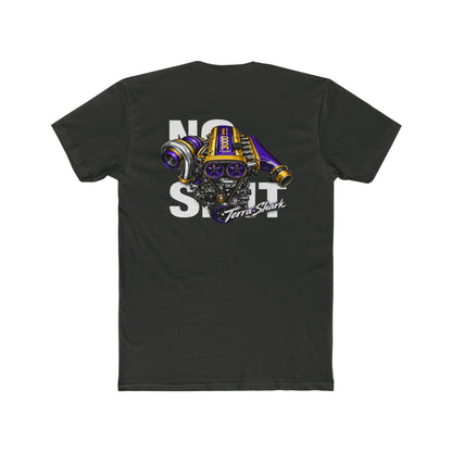 "No Sh*t" Turbo Graphic T-Shirt (Purple/Gold)