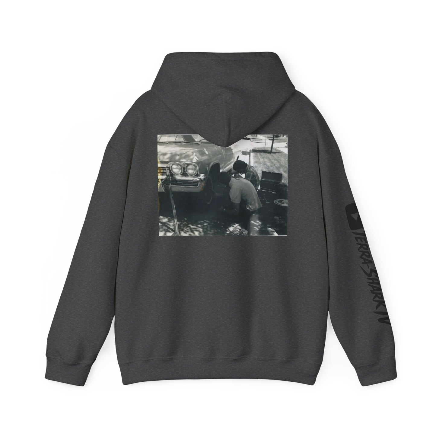 Back In My Day Hoodie — Vintage Photo Retro Script Pullover