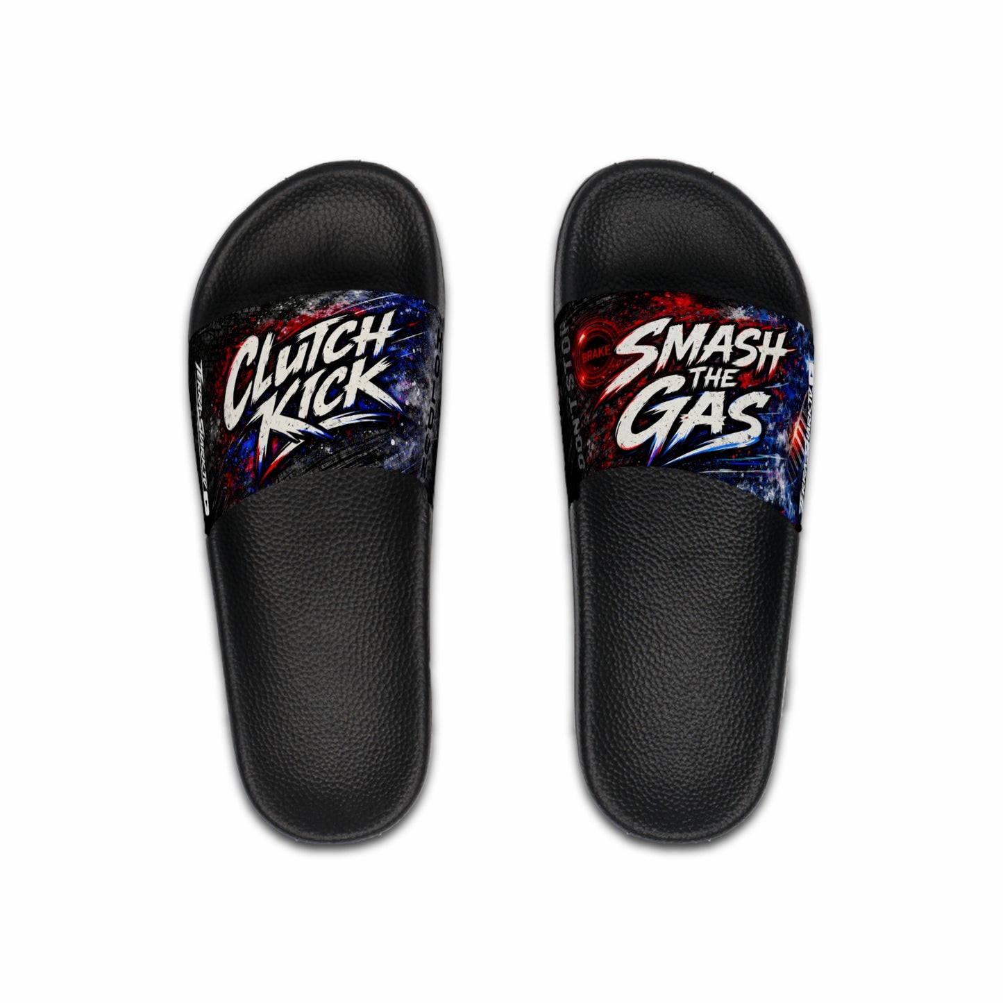 'Clutch Kick' & 'Smash the Gas' Racing Graphic Slides