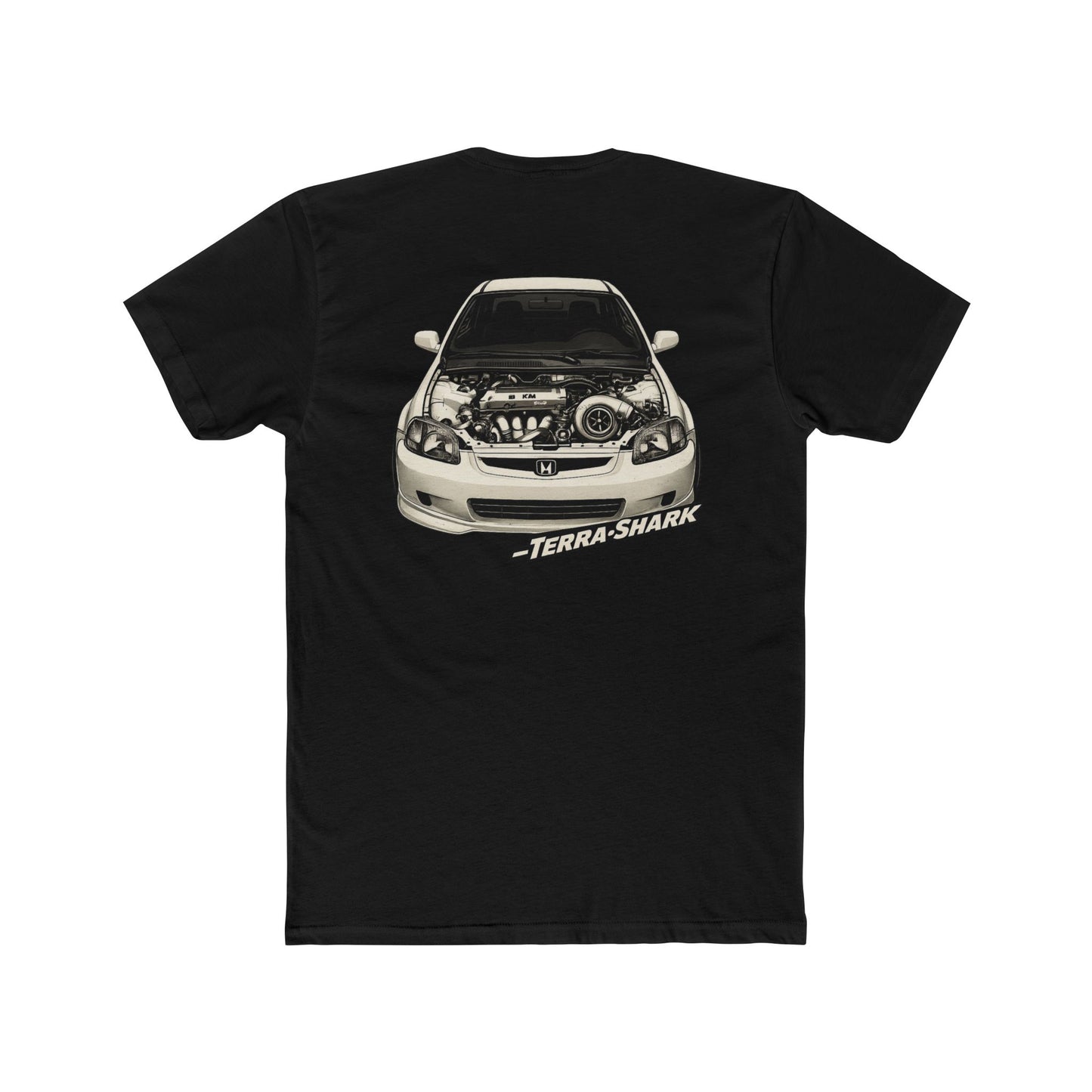'Just a Little 4 Cylinder' Automotive Tee (Terra Shark Design)