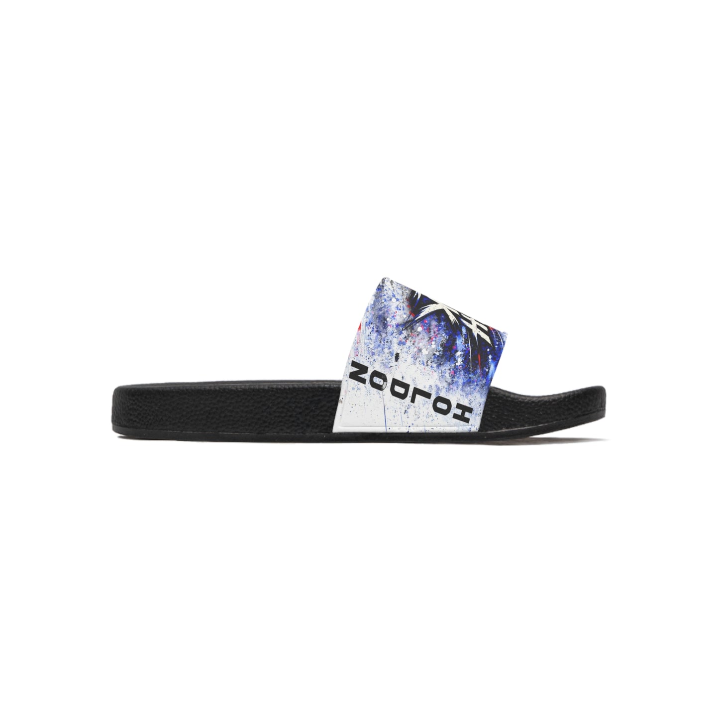"Clutch Kick / Smash the Gas" Graphic Pool Slides for Men