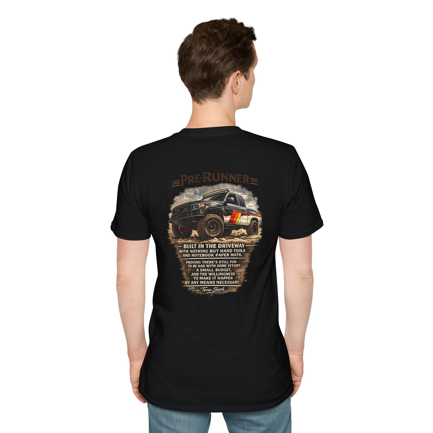 Pre-Runner Truck T-Shirt — "Driveway Built" Off-Road Lifestyle Tee