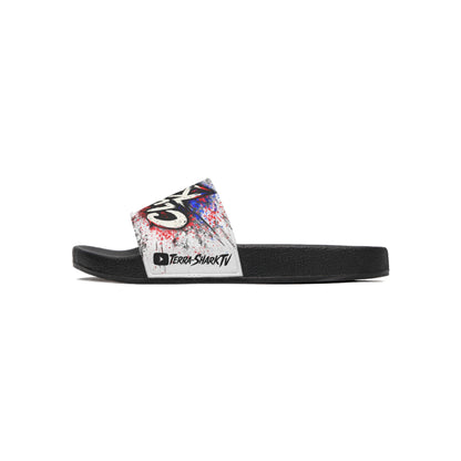 "Clutch Kick / Smash the Gas" Graphic Pool Slides for Men